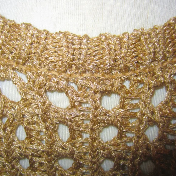 Lucky Brand Gold NWOT Sweater, Size Small - Picture 5 of 7
